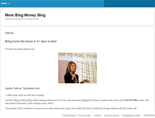 Tablet Screenshot of momblogmoneyblog.com